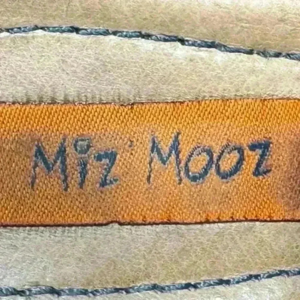 Miz Mooz Petra Retro Mary Jane Blue/Brown Leather Women's Heel Shoes Size 6.5 M - Picture 11 of 11